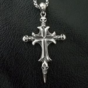 Chrome Hearts Skull Cross Sterling 